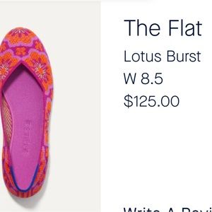Rothy’s the flat in Lotus Burst